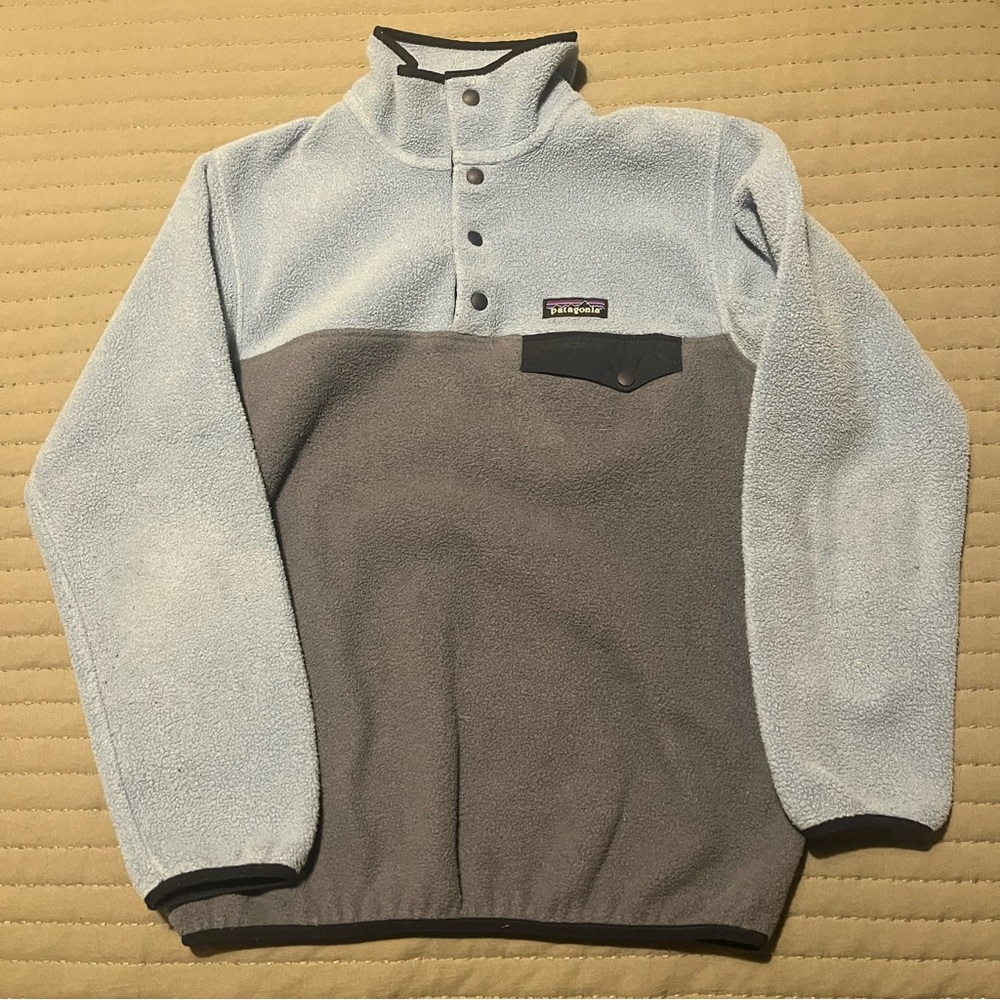 Patagonia Fleece Pullover xs Blue Sweater
